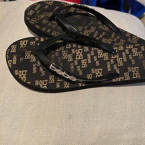COPY - Bebe  Logo Flip Flops